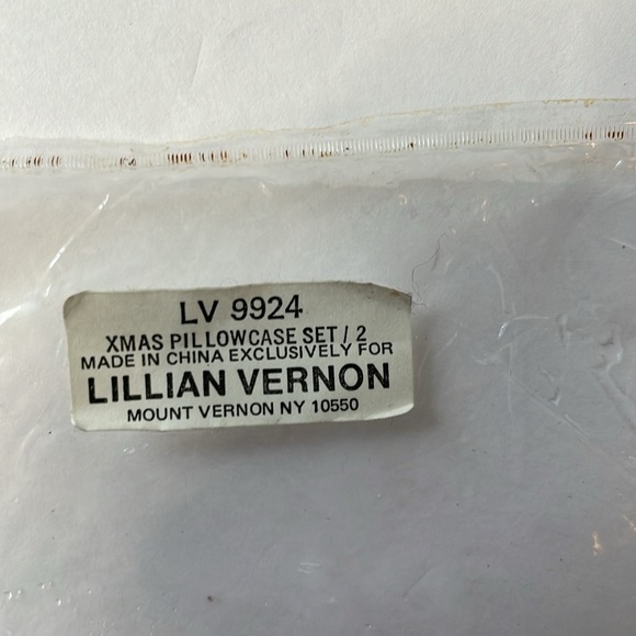 Lillian Vernon 2 PC  Vintage Pillow cases NWT  Christmas - Picture 6 of 7